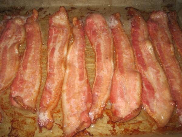 Bacon on Parchment Paper