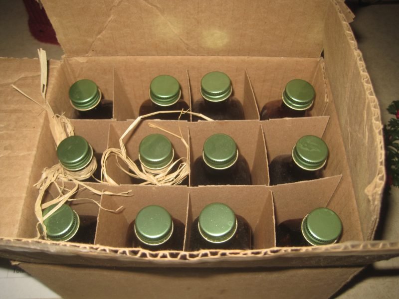 Case of Homemade Vanilla in a box.