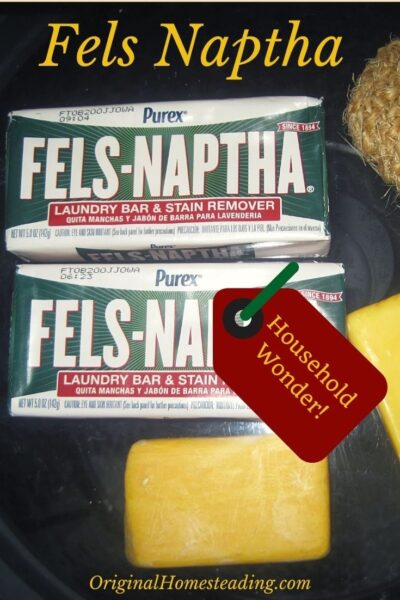  image promotionnelle pour le savon Fels Naphta: Voici Comment L'utiliser!