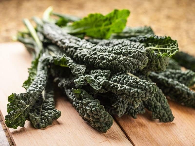 Heirloom Lacinato Kale is an heirloom variety