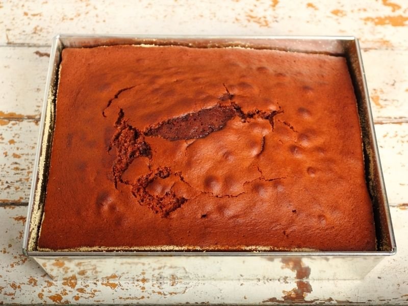 pan a freshly baked gingerbread