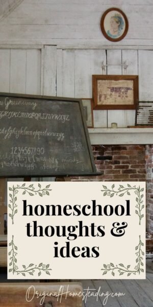 More Families are Choosing Homeschooling just like the old one room schoolhouses