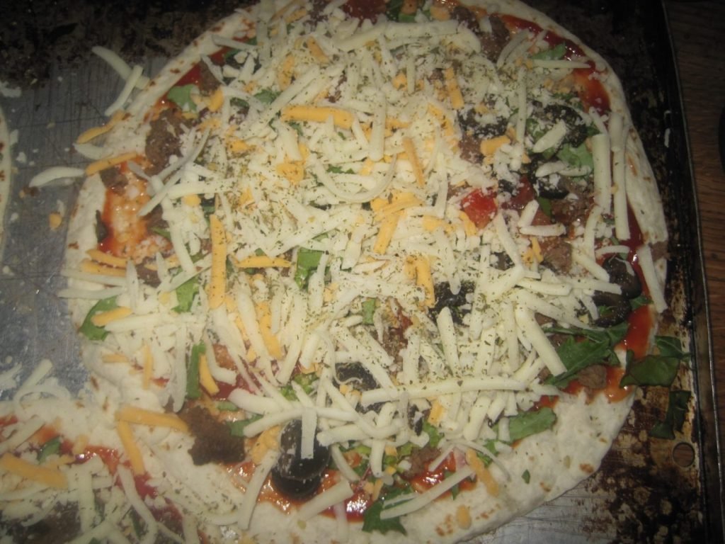 unbaked pizza ready for the oven