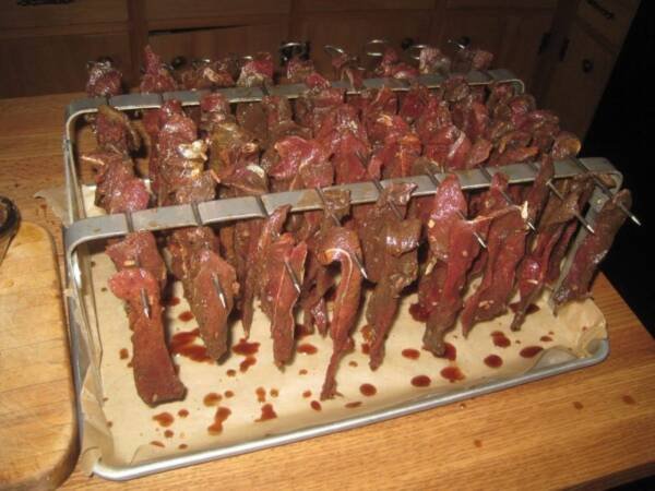 Drying Meat on a Rack in the Oven for Delicious Homemade Jerky