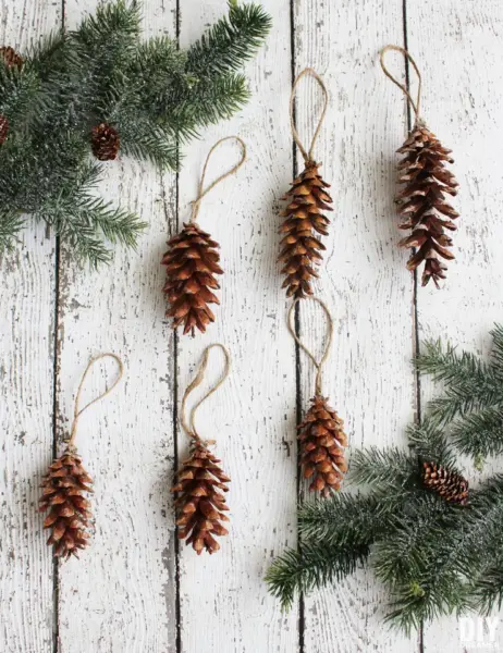 pinecone ornaments