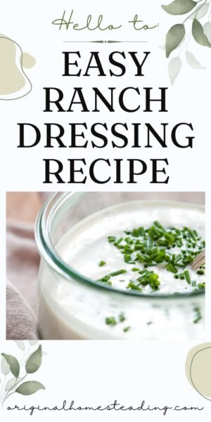 Easy Homemade Ranch Dressing: Fresh & Delicious promo image