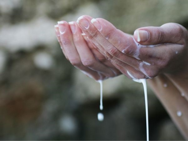 Washing Hands with water and soap